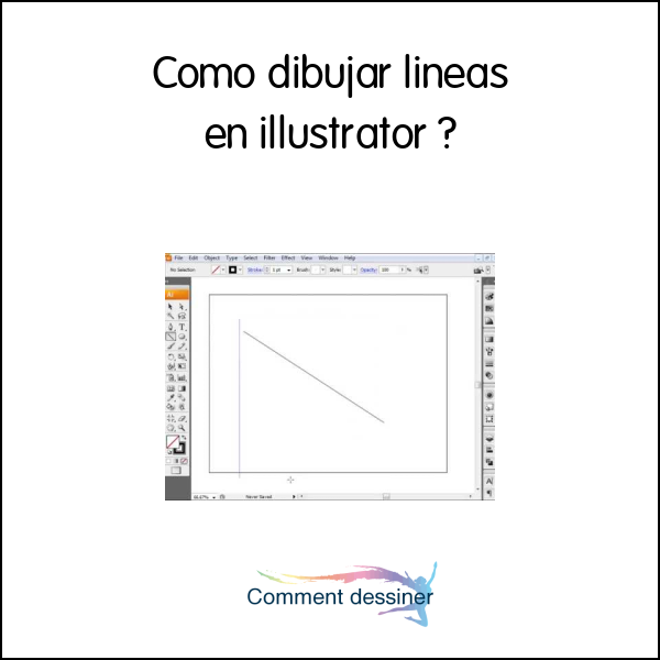 Como dibujar lineas en illustrator